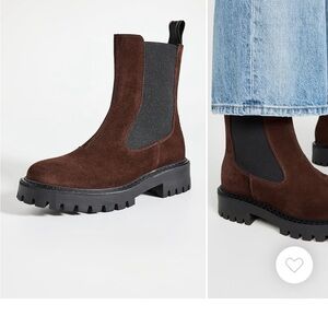 Anthropologie Dark Brown Ankle Boots